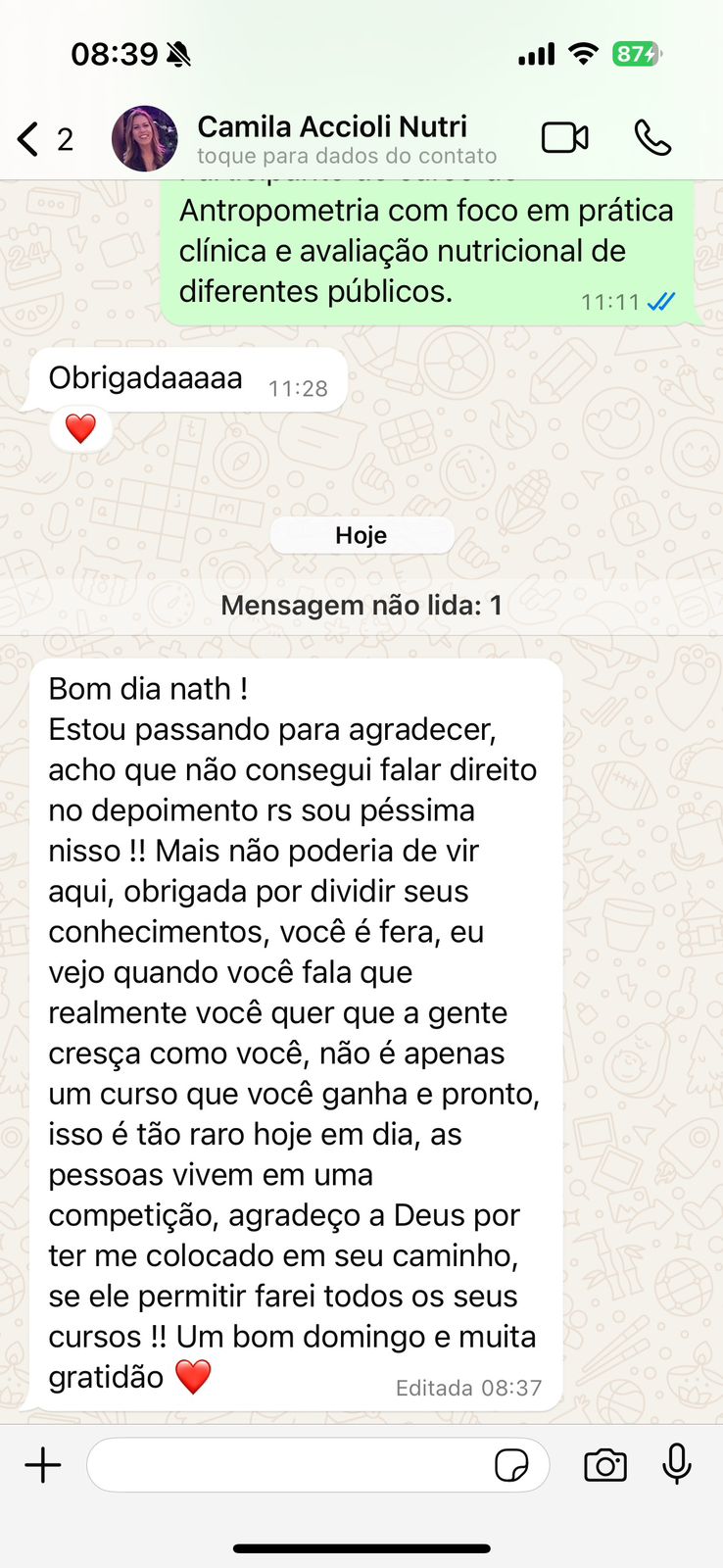 Depoimento real de cliente 14